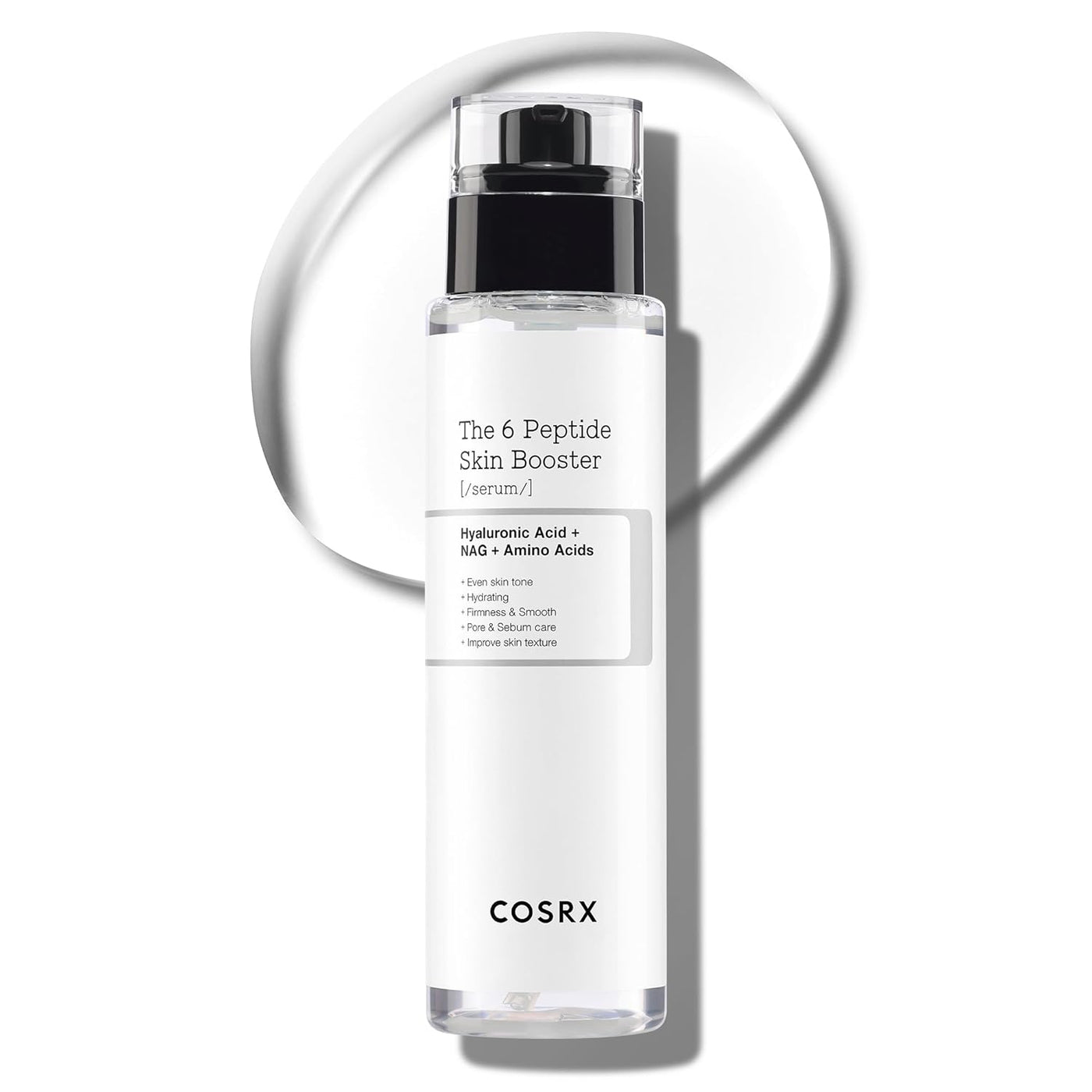6X Peptide Collagen Skin Booster Toner Serum for Dull Skin, 5.07 Oz | Preps Skin with Copper Peptides, Ghk-Cu for Uneven Skin Texture, Skin Renewal Boosting Facial Essence, Korean Skin Care
