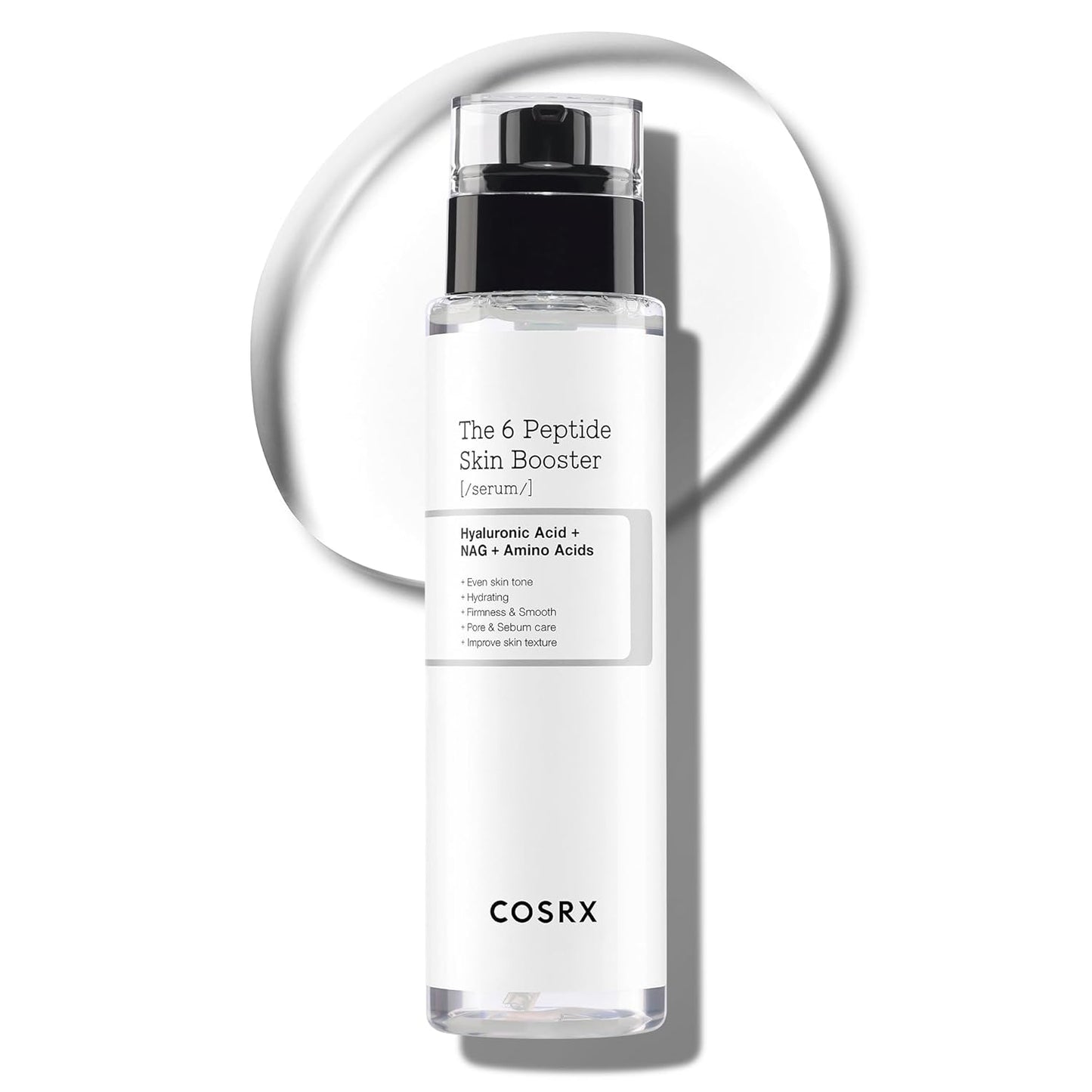 6X Peptide Collagen Skin Booster Toner Serum for Dull Skin, 5.07 Oz | Preps Skin with Copper Peptides, Ghk-Cu for Uneven Skin Texture, Skin Renewal Boosting Facial Essence, Korean Skin Care