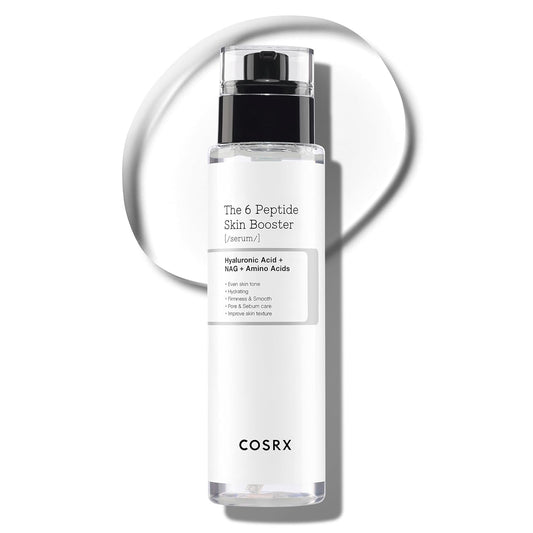 6X Peptide Collagen Skin Booster Toner Serum for Dull Skin, 5.07 Oz | Preps Skin with Copper Peptides, Ghk-Cu for Uneven Skin Texture, Skin Renewal Boosting Facial Essence, Korean Skin Care