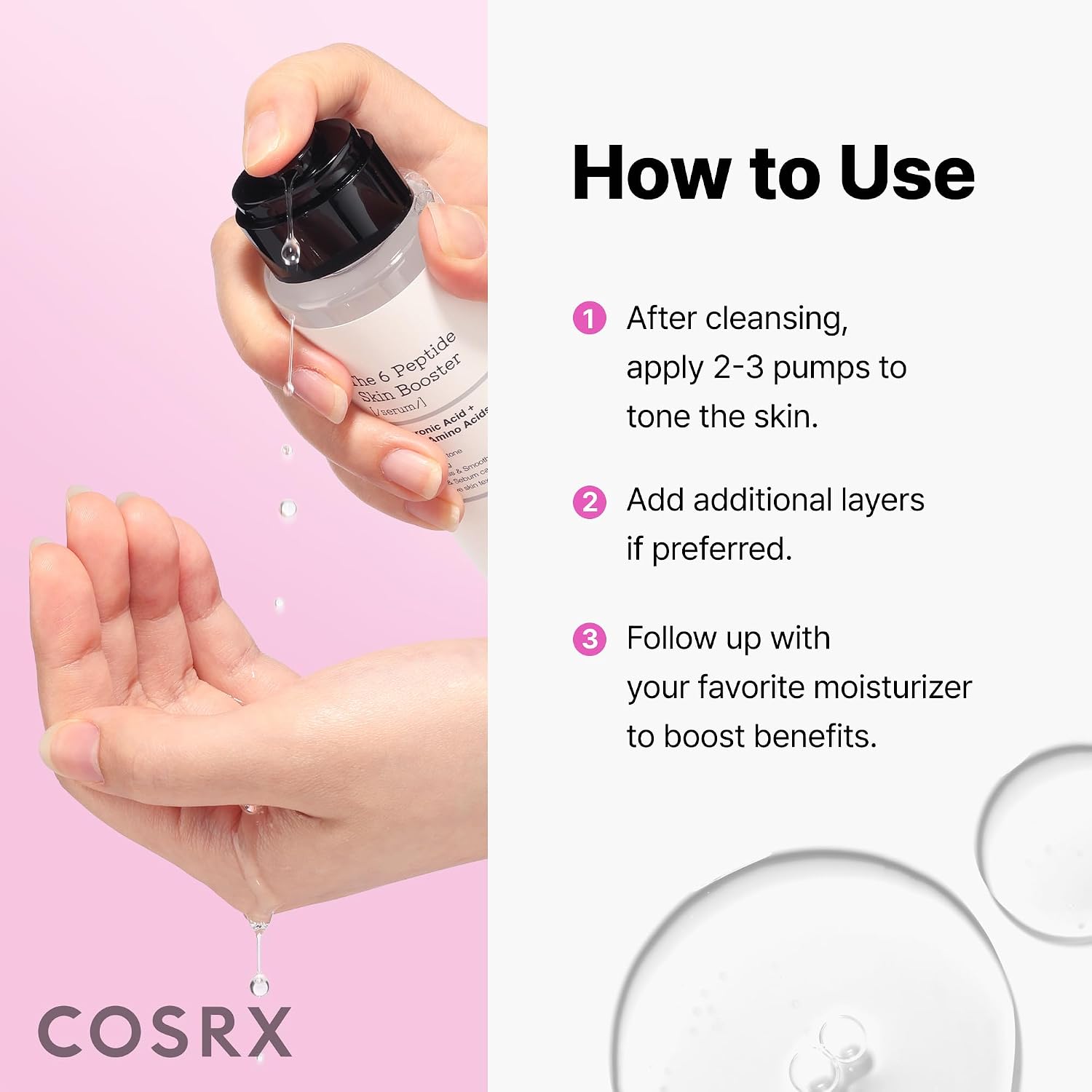 6X Peptide Collagen Skin Booster Toner Serum for Dull Skin, 5.07 Oz | Preps Skin with Copper Peptides, Ghk-Cu for Uneven Skin Texture, Skin Renewal Boosting Facial Essence, Korean Skin Care